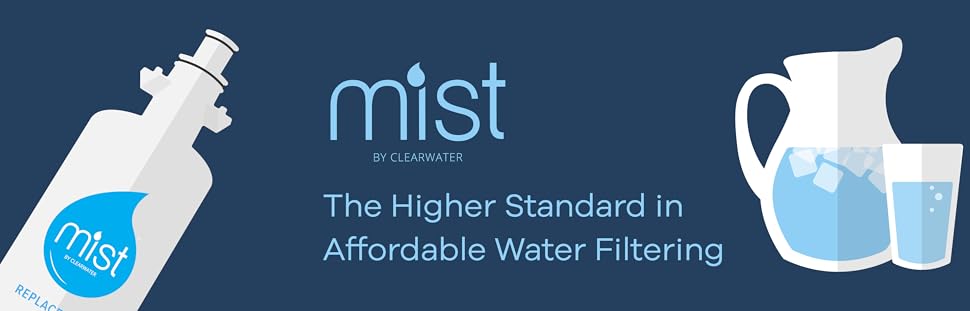 Mist Replacement For LG LT700P, ADQ36006101, Kenmore 46-9690 Refrigerator Water Filter Graphic