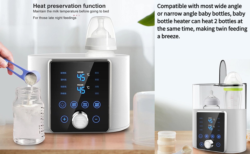 Fitconn 2 in 1 Baby Bottle Warmer & Sterilizer 6 5