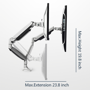 dual monitor arm