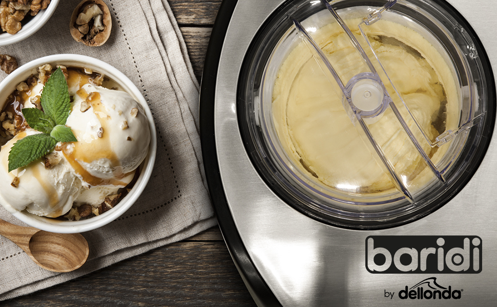 Baridi 1.2 Litre Ice Cream Maker Amazon.co.uk Home & Kitchen