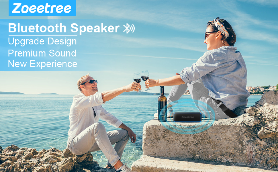 ZoeeTree Wireless Bluetooth Speaker Zoeetree