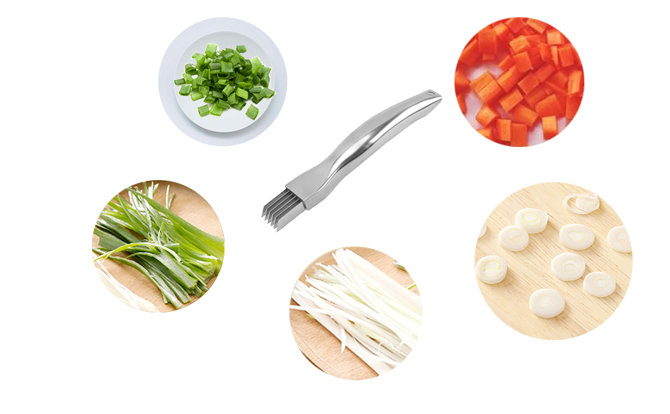 Kitchen Scallion Cutter Shred Silk Knife