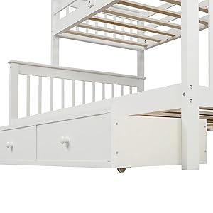 bunk bed with drawers