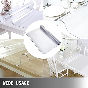 clear table protector