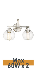 2 Light Bathroom Vnity Light