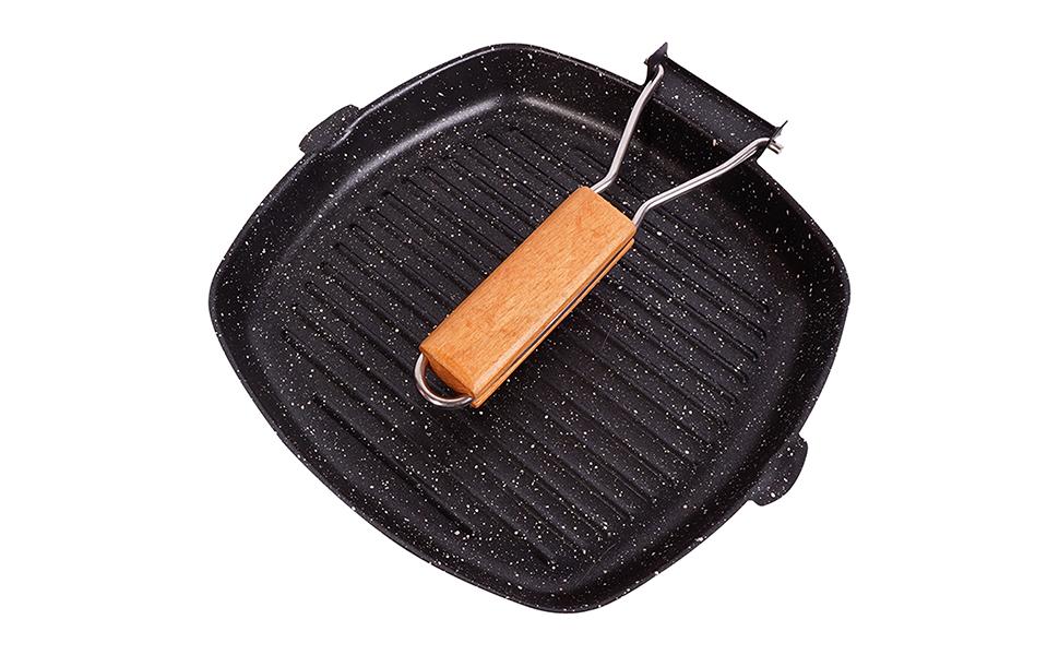 いい物ですよ〜❗️早い者勝ち‼️ グリルパン ステーキ グリドル アルミ製 焼肉 Amazon.co.jp: マルチグリドル 鉄板 IH/ガス/直火対応 直径30/33