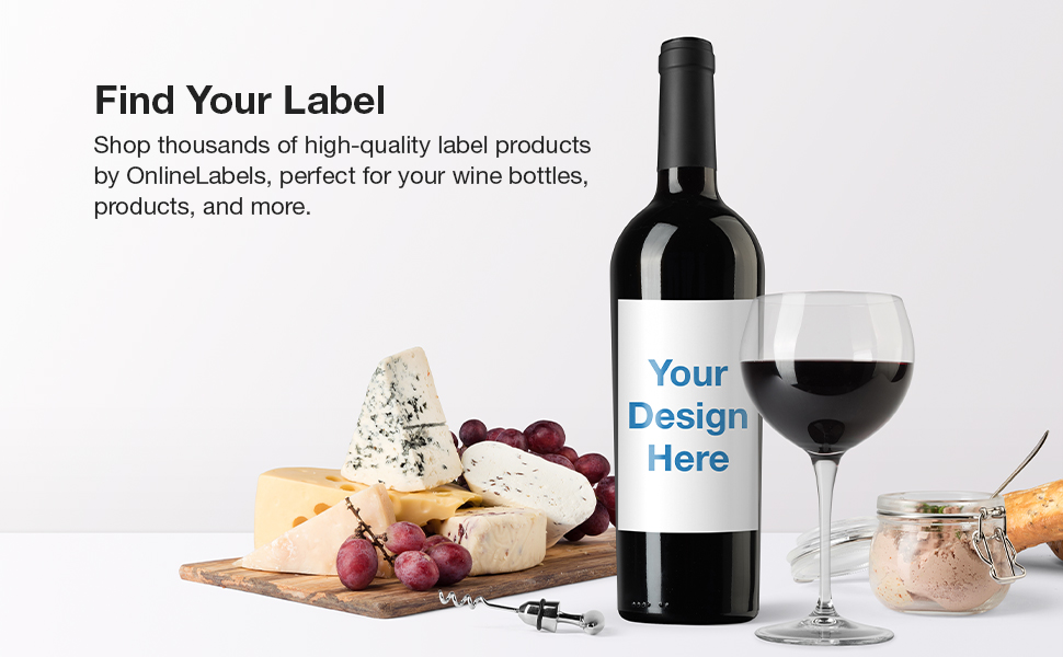 Amazon.com : Online Labels - Wine Bottle Labels - 3.5 x 4.5 ...