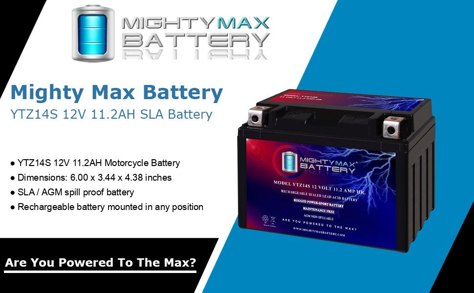 Amazon.com: Mighty Max Battery YTZ14S Battery Replaces Parts