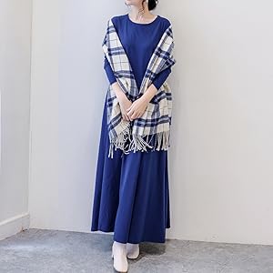 ブルーワンピ