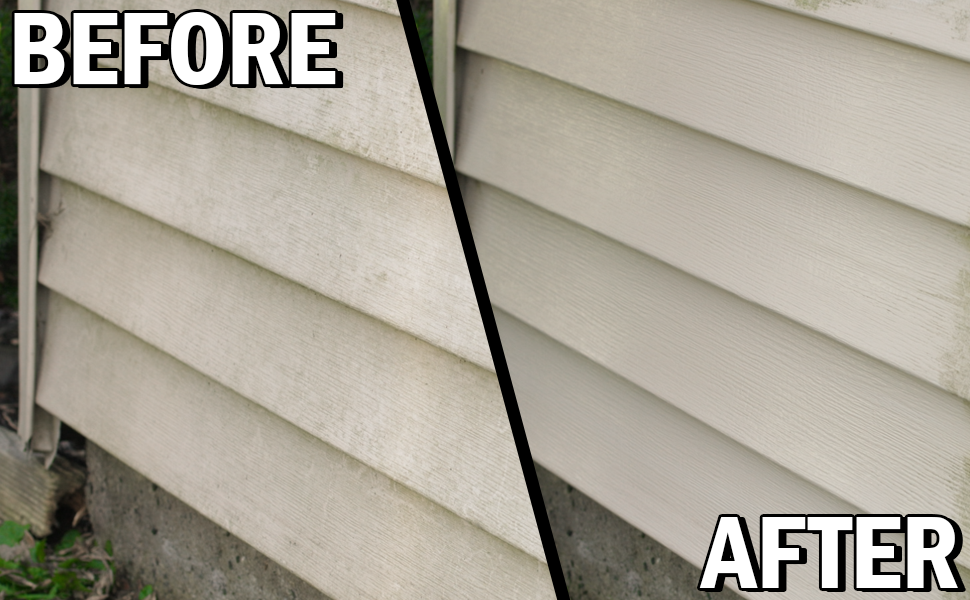 Siding before and after