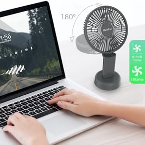 portable fan battery