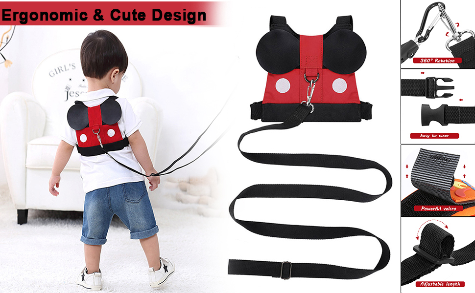 Accmor Toddler Leash Harness, Child Harness Baby Leash