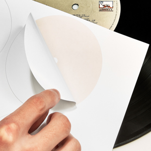 TunePhonik Vinyl Record Center Label with Hole for 12 Inch ...
