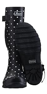 women's rain boots narrow calf