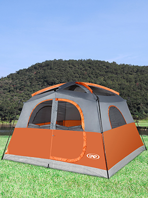 UNP Tents 6 Person Waterproof Windproof Easy Setup,Double Layer Family Camping Tent with 1 Mesh Door & 5 Large Mesh Windows -10'X9'X78in(H) 5 tents