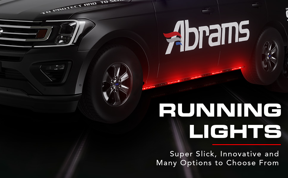 Abrams 5X Running Light 60" Truck LED Strip Lights 180W
