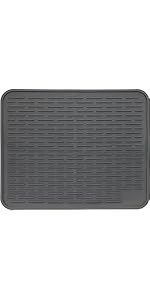 Silicone dish drying mat