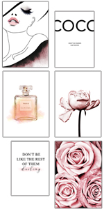 Coco rose flower fashion makeup perfume bottle modern youth bedroom teenager fashion pink 