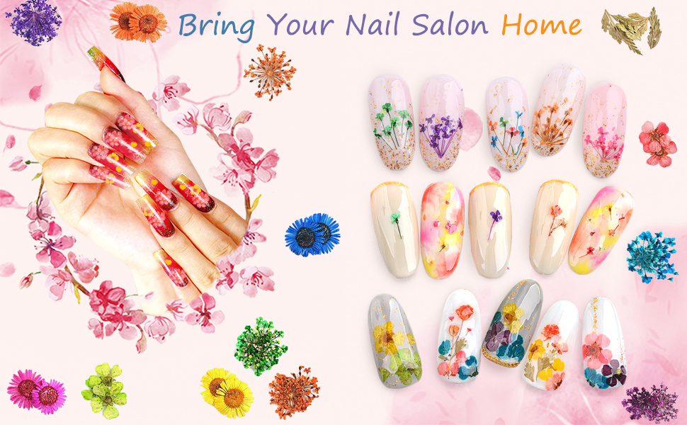 Amazoncom 3 boxes dried flowers for nail art kissbuty 36 colors dry Amazoncom 3 boxes dried flowers for nail art kissbuty 36 colors dry