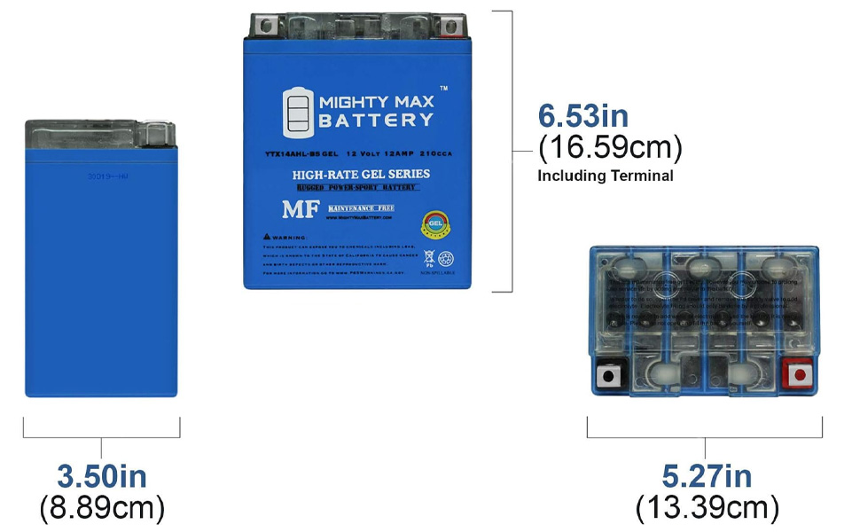 マイティ マックス Amazon.com: Mighty Max Battery YTX14-BS REPLACEMENT BATTERY
