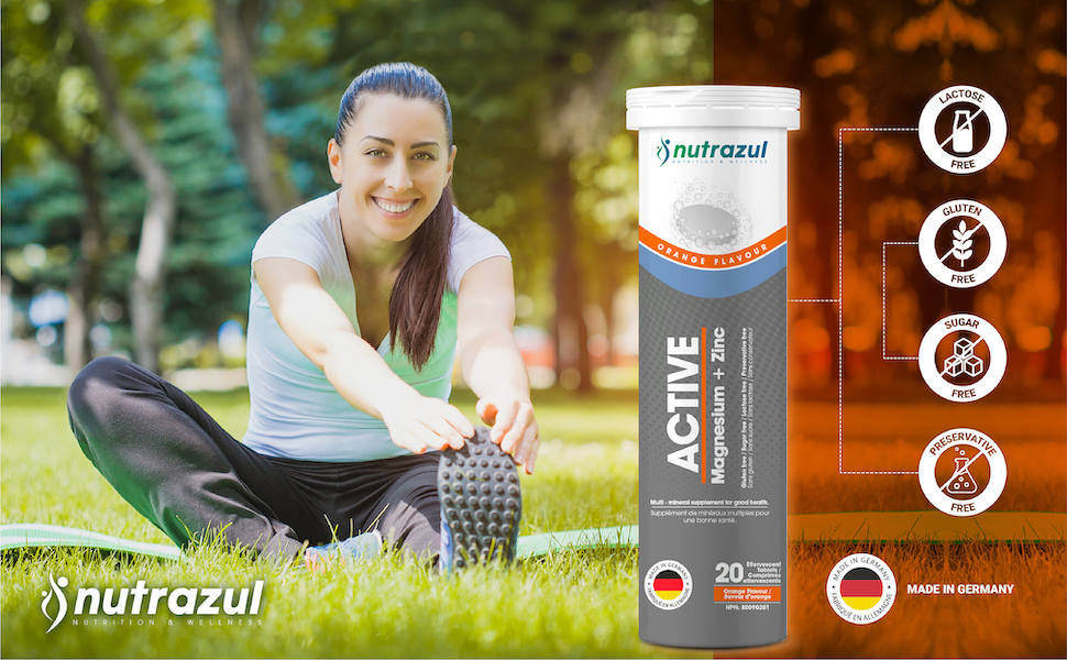 Nutrazul Active Mg+Zn Effervescent