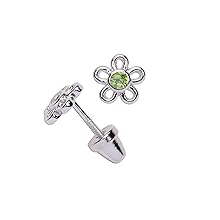 Screw Back Earrings for Girls
