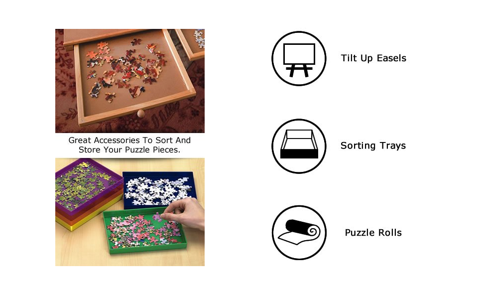 Bits and Pieces Puzzle StackEm Sorting Trays Puzzle Piece Sorter