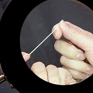 Each piece is carefully inspected by hand.