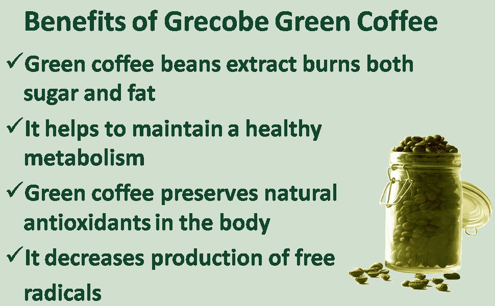 Grecobe the green coffee 25 sachets pouch decaffeinated, pure green