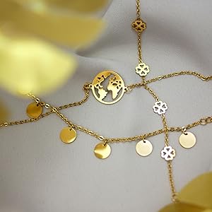 armband kleeblatt gold