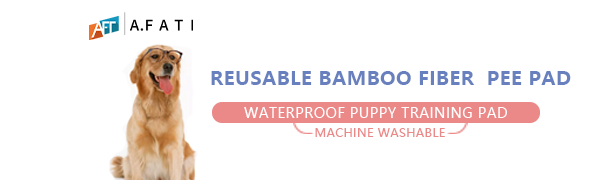 REUSABLE BAMBOO FIBER PEE PAD