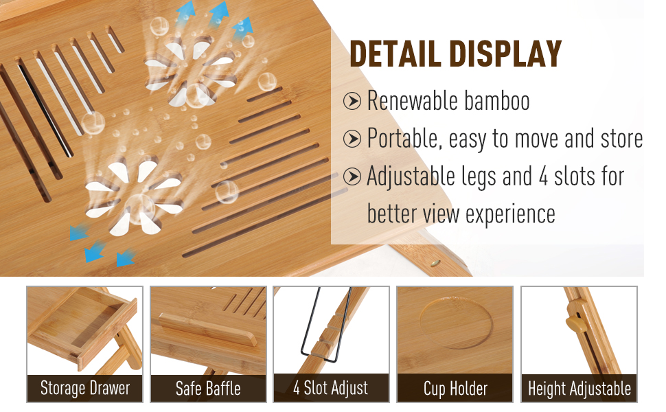 HOMCOM Portable Laptop Desk Notebook Tray PC Bed Table Drawer Adjustable Bamboo 13 HOMCOM Portable Laptop Desk Notebook Tray PC Bed Table Drawer Adjustable Bamboo -Office Furniture Store AAHKMJXYDAFdJAOAIMEbOAchlkWZ0oakZn uVZ0mPidMNbILvCvspZ4oG3fPgIqc1P05C5SmPDKg0UZdk7akth5Aiv61A0OvtYgE44ih51T