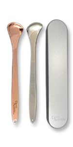 2 Metal Tongue Scrapers