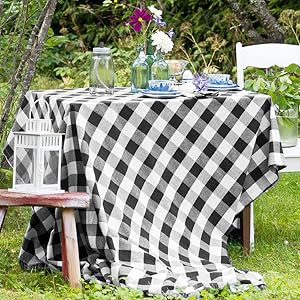 Buffalo Plaid Square Tablecloth