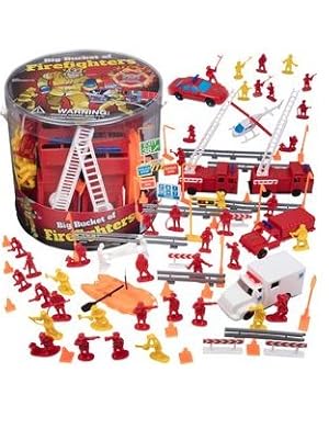 big buckets firemen fire man emergency heroes ambulance party decorations favors 