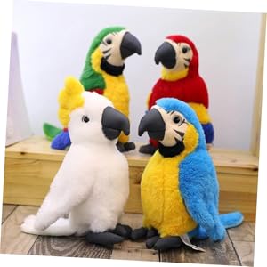 Amazon.co.jp: Toyvian オウム ぬいぐるみのおもちゃ ぬいぐるみ