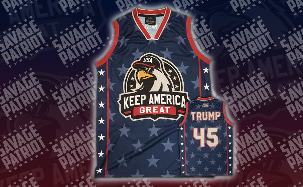 trump basketball jersey