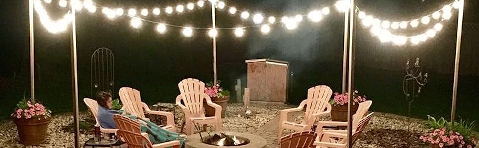Luci Decorative, luci di Natale, luce Gazebo
