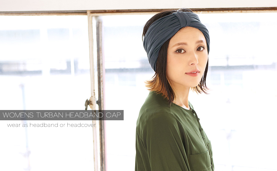 Womens Chunky Turban Headband Headscarf Winter Head Wrap Chemo Hat