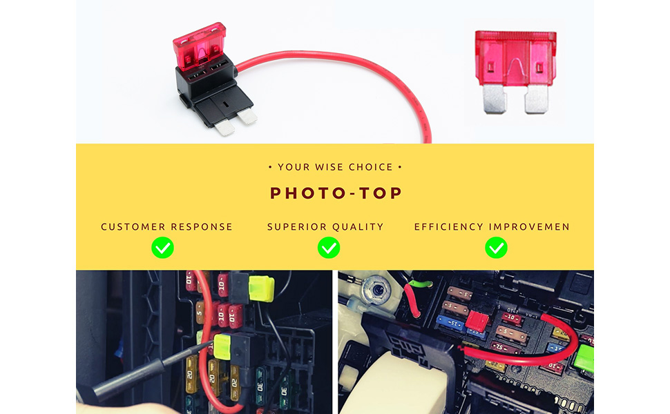 parts PTT 5X AddACircuit Car Fuse tap for ATO/ATP/ATC Type Add A