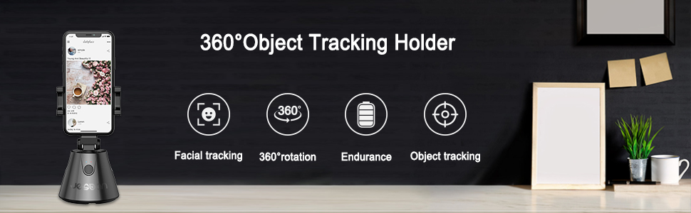 Smart gimbal stabilizer for iPhone and Andriod smartphones, this auto tracking holder is portable