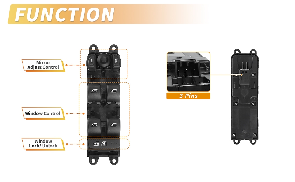 （特別価格）Window Amazon.com: X AUTOHAUX Front Left Driver Power Window Switch