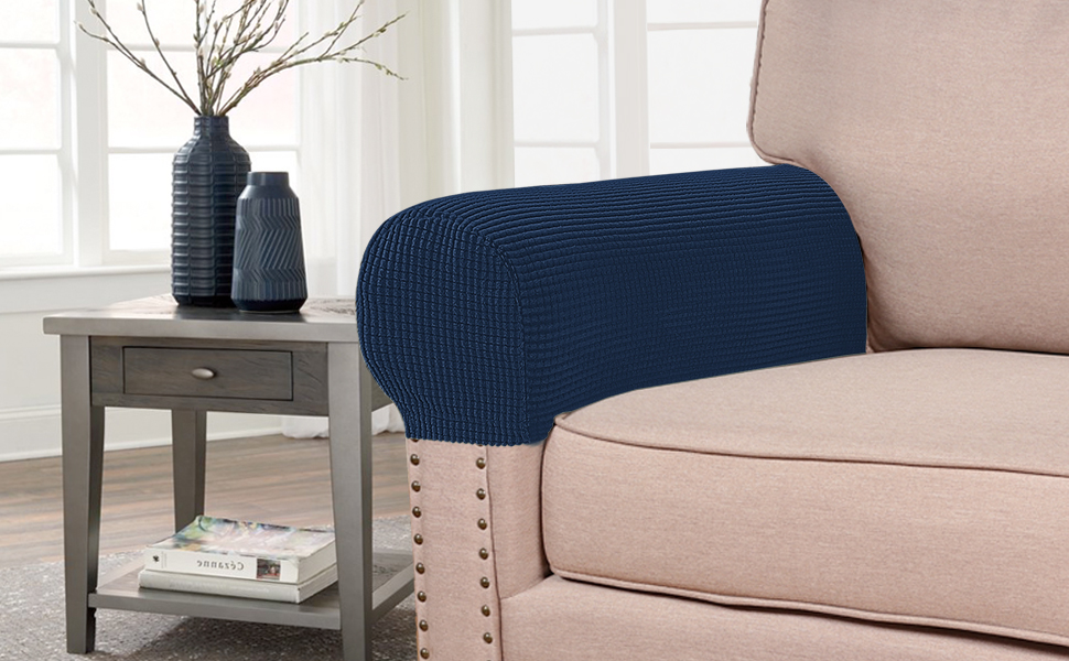 Fundas elásticas para reposabrazos para sillas y sofás