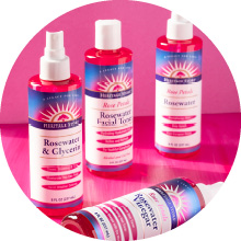 Heritage Store Rosewater Spray Hydrating Mist for Skin & Hair No Dyes or Alcohol Vegan 4 oz