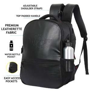 Polestar leather vintage synthetic leather men casual laptop backpack rucksacks schoolbag gifts