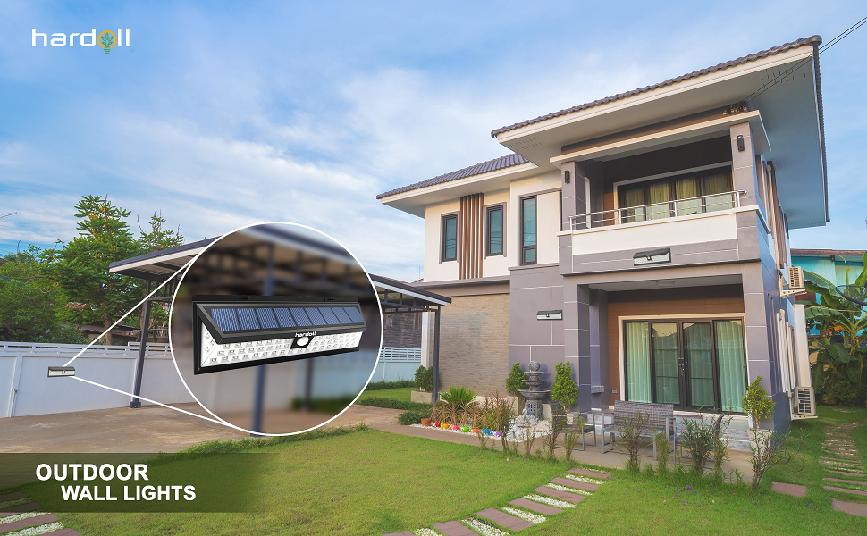 solar lights for home light outdoor garden lamp waterproof led lanterns with motion sensor street