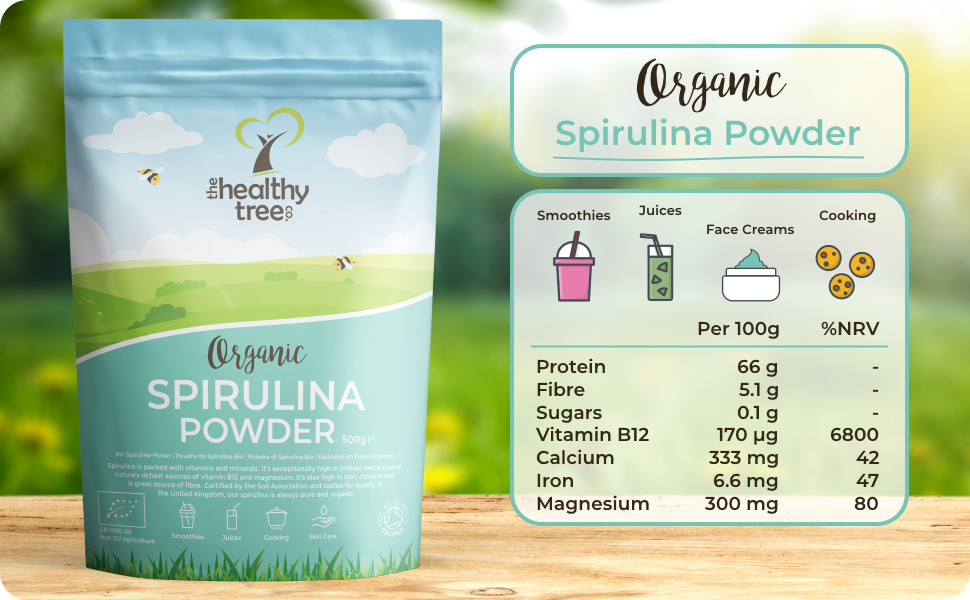 Spirulina Powder Nutrition 500g