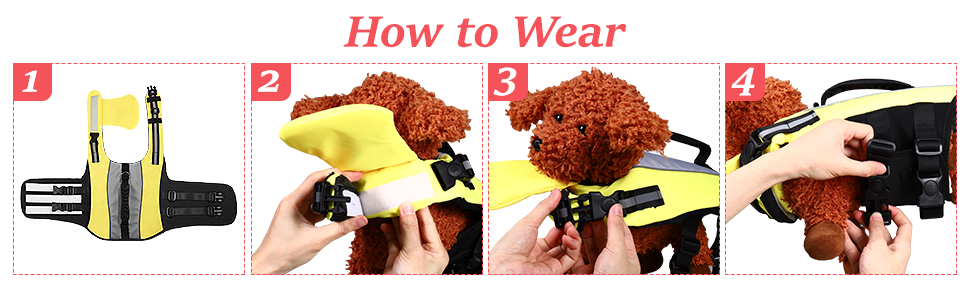 Dog Life Jacket for Swimming