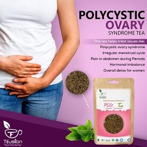 PCO SYNDROME TEA POLYCYSTIC OVARY SYNDROME /DISORDER WITH SPEARMINT FOR PERIODS MENSTRUAL PAIN  