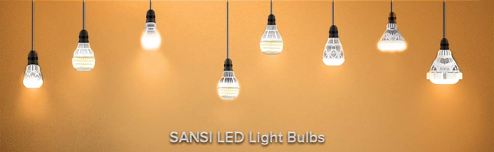 Sansi Led Light Bulb E27 Edison Screw Energy Saving Light Bulbs